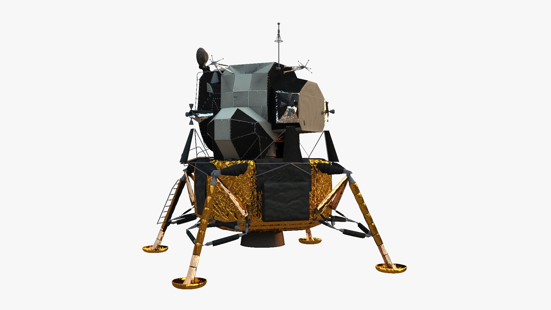 Lunar module apollo 11 3D model - TurboSquid 1195735