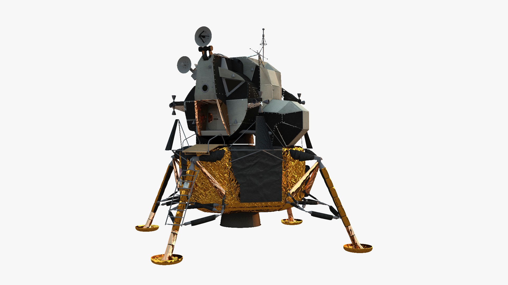 Lunar module apollo 11 3D model - TurboSquid 1195735