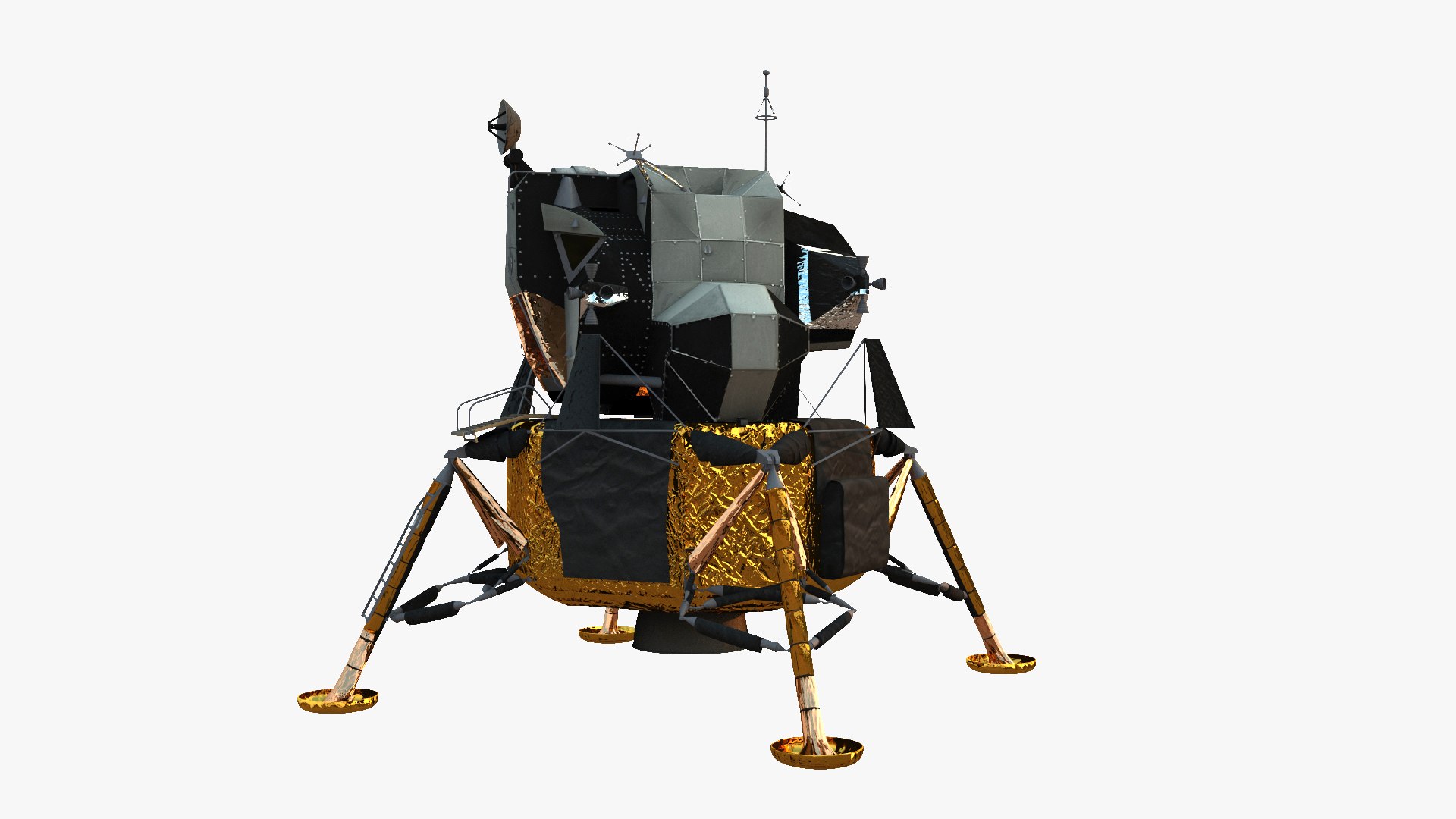 Lunar module apollo 11 3D model - TurboSquid 1195735