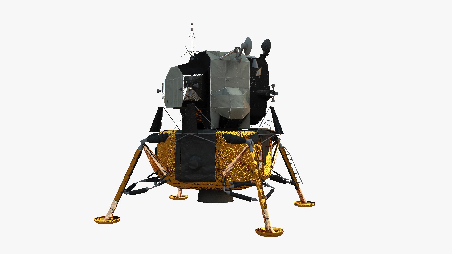 Lunar module apollo 11 3D model - TurboSquid 1195735