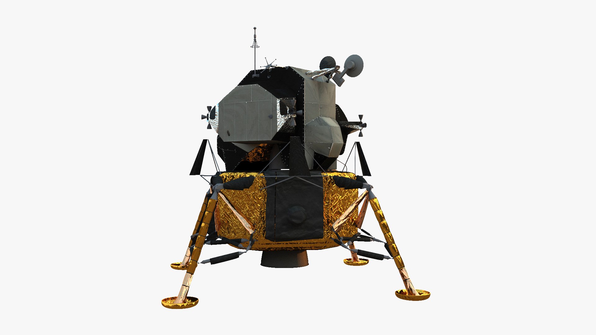 Lunar module apollo 11 3D model - TurboSquid 1195735