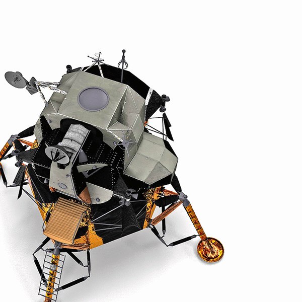 Lunar module apollo 11 3D model - TurboSquid 1195735