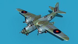 3D Douglas DB-7 Boston Mk II V03 RAF