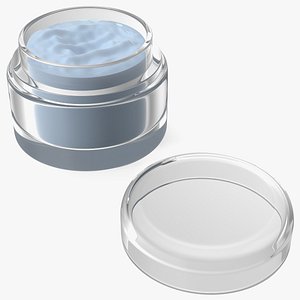 Blue Clay Face Mask Cream 3D model