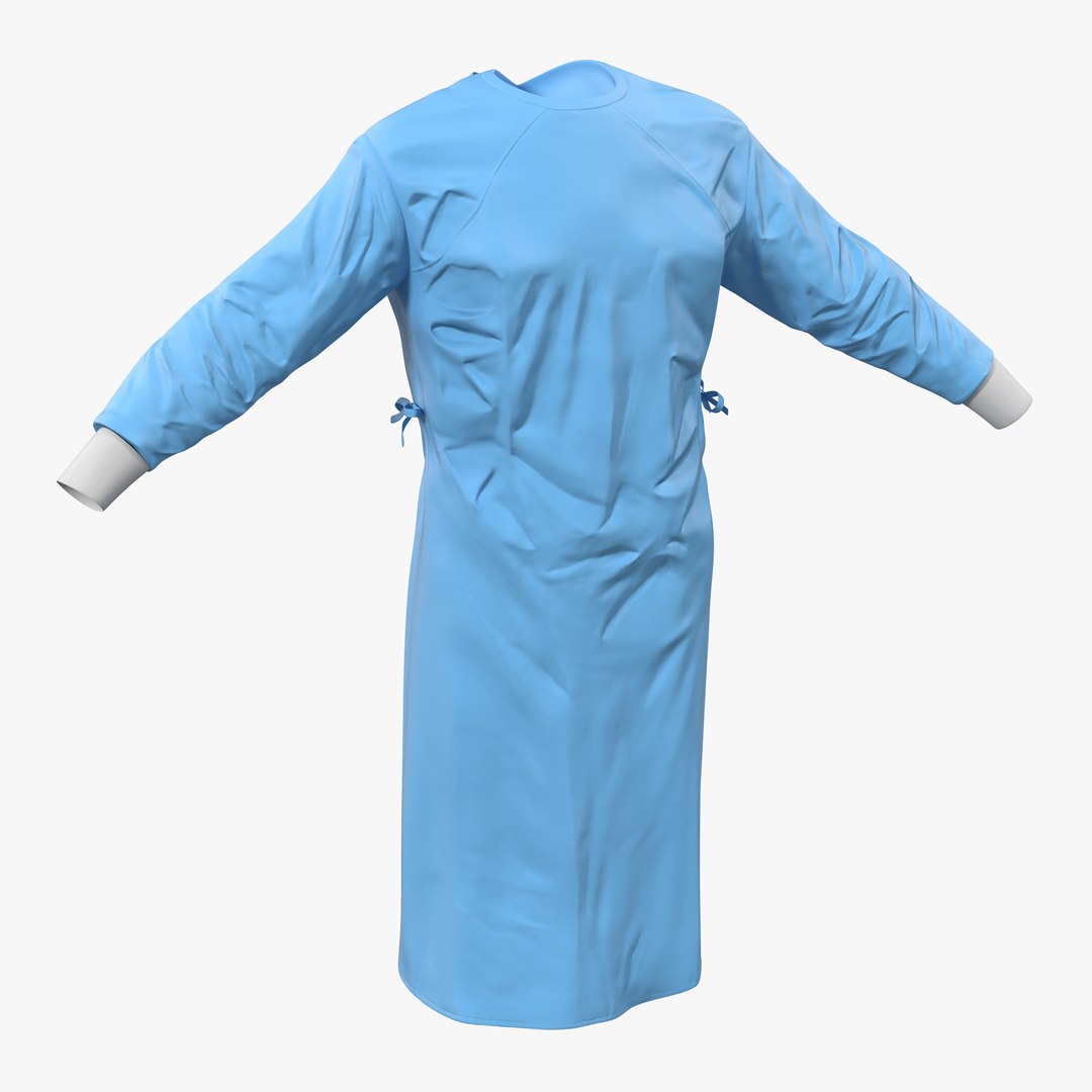 Surgeon Dress 12 3D model preview