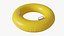 Ringue de natação amarelo com alças