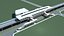 Light Rail Station Collection 02 3D model