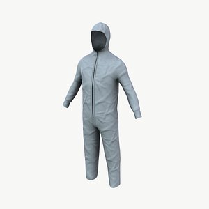 3D model hazmat suit