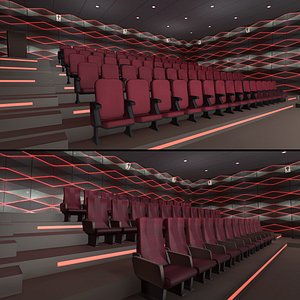 Modern Cinema Halls Pack 02