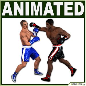 Two Boxer Players CG