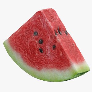 3D watermelon slice 01