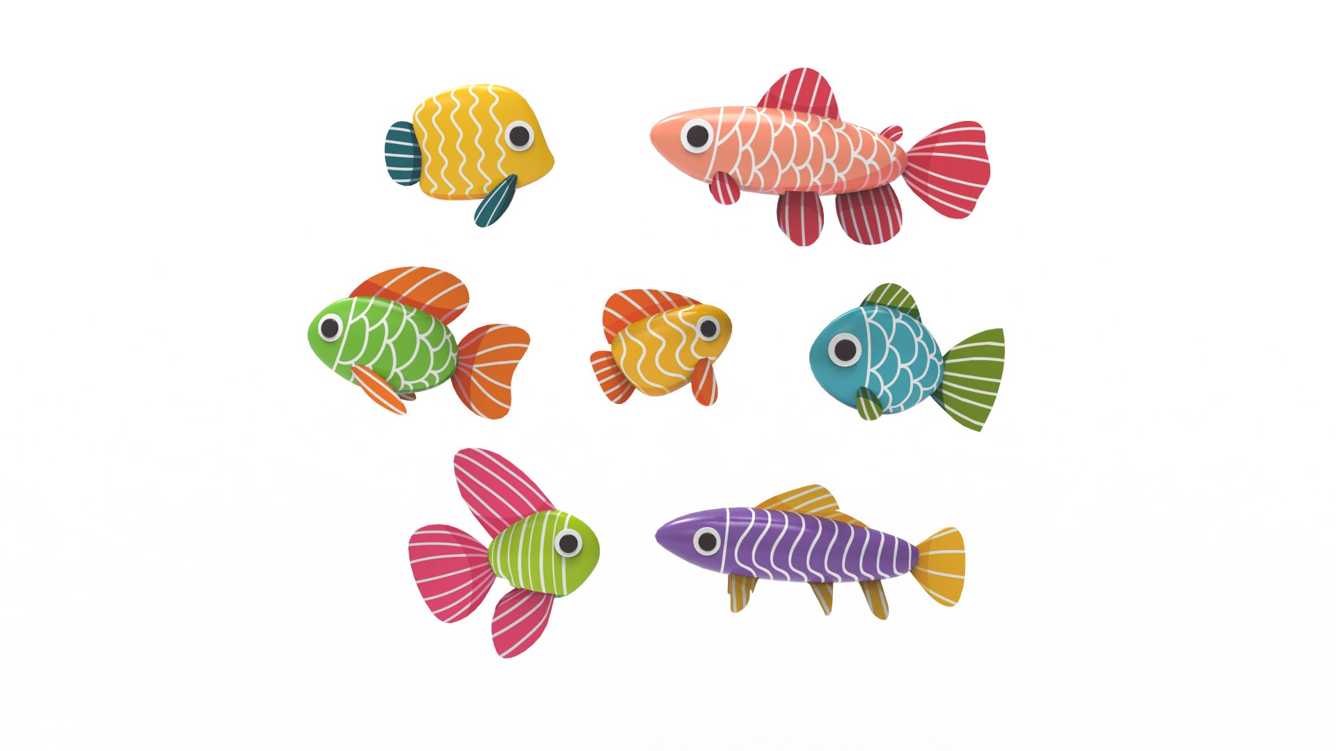 Fish Sea Collections 5 Model - TurboSquid 2072018