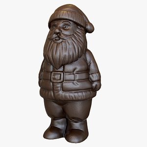 chocolate santa 3D