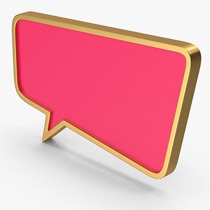 Speech Bubble 3D