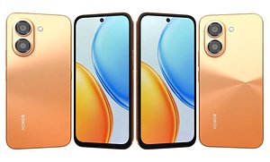 Honor X7e Orange 3D model