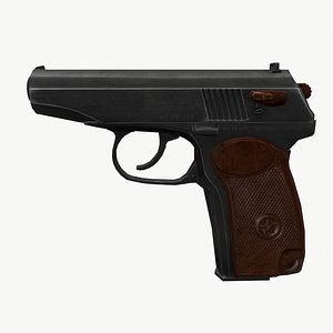 makarov pistol 3D model