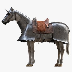 3D horse rigged tail