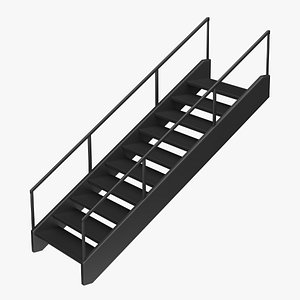 Metal Stairs 01 model