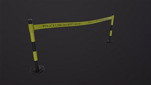 Police Line 3D model