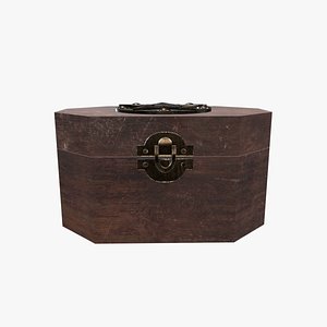 Medieval Treasure Box 02 3D model