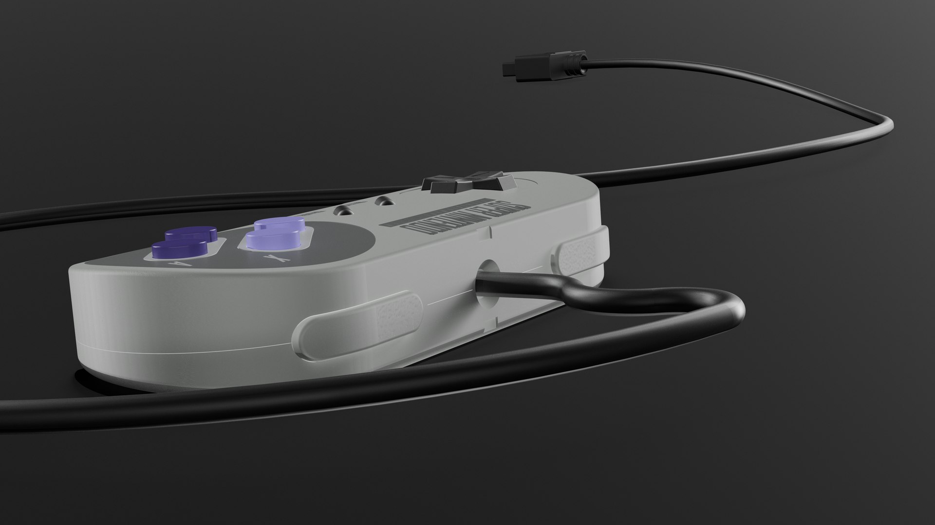 Retro Game Controller 3D Model - TurboSquid 2015970