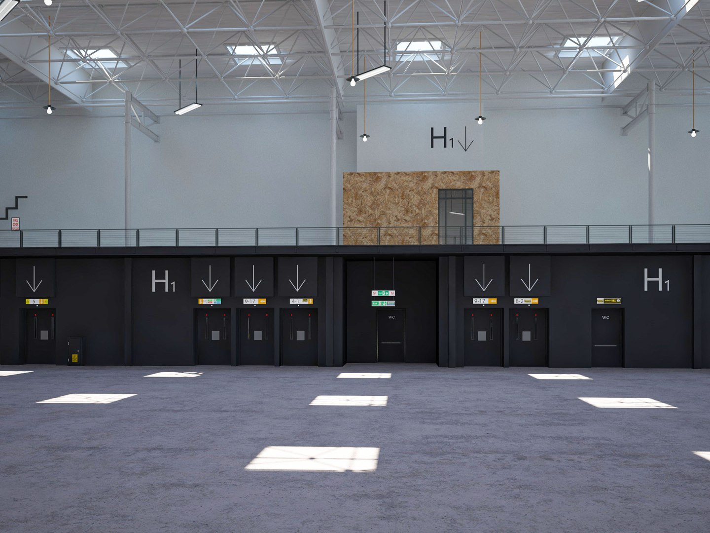 Exhibition Hall 14 interior 3D model - TurboSquid 2076414