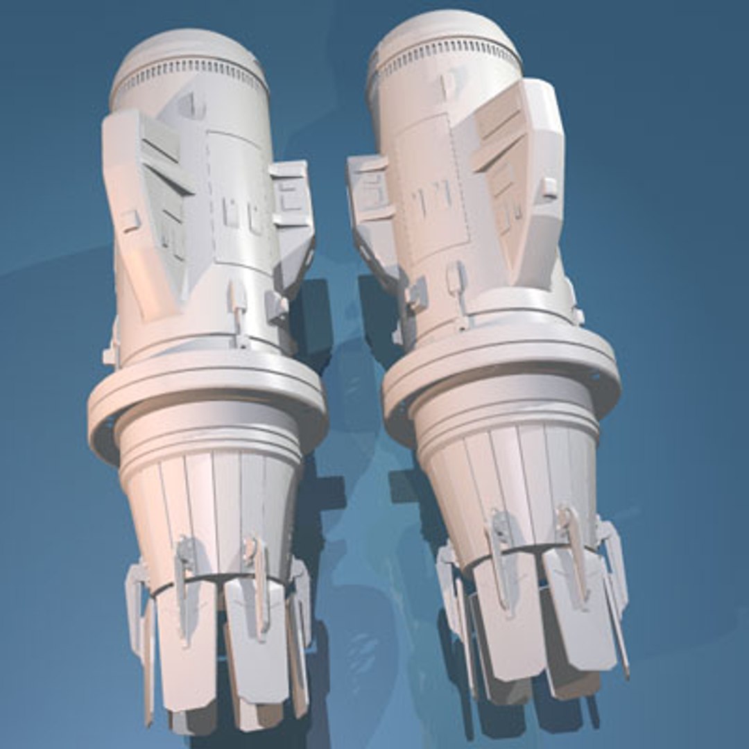 Dxf Spaceship Engines