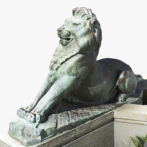 3D model Statue Lion