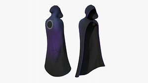 3D model Medieval Cloak A12 Galaxy - Fantasy Character Design