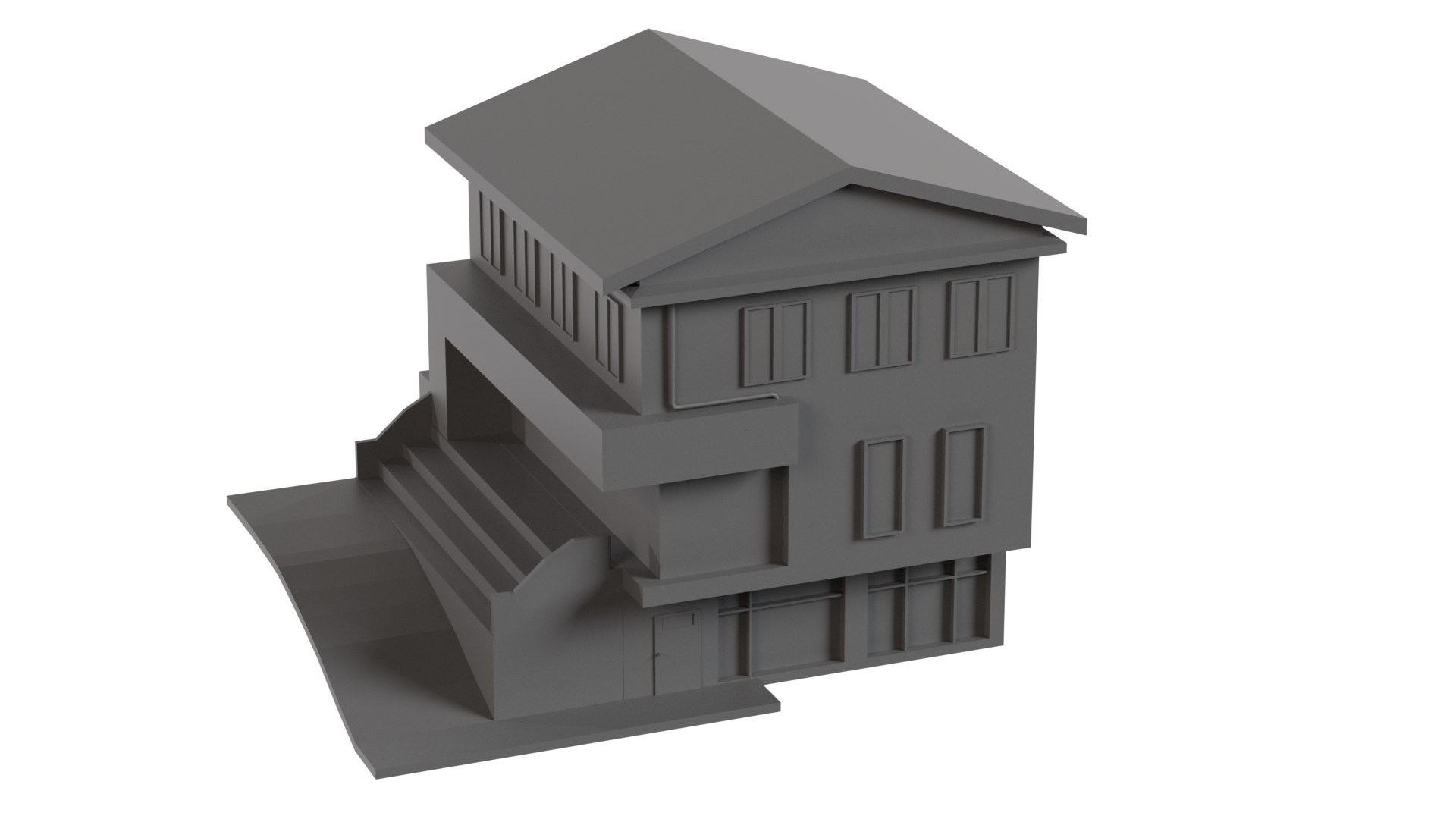 26 Lowpoly Buildings and Houses 3D Model  Pack 3D model https://p.turbosquid.com/ts-thumb/1U/wLObDr/2R/house8clay/png/1760971647/1920x1080/fit_q87/25cacc701712e6c3b3a38537f48411ad4667719f/house8clay.jpg