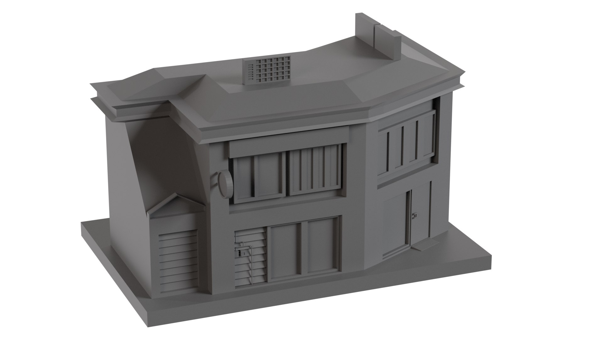 26 Lowpoly Buildings and Houses 3D Model  Pack 3D model https://p.turbosquid.com/ts-thumb/1U/wLObDr/66/house5clay/png/1760971568/1920x1080/fit_q87/aaa0b2ed1bb74bb081b994a0a353592a05d30938/house5clay.jpg