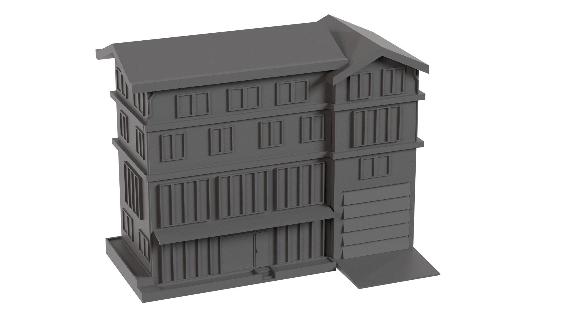 26 Lowpoly Buildings and Houses 3D Model  Pack 3D model https://p.turbosquid.com/ts-thumb/1U/wLObDr/BQ/house6clay/png/1760971643/1920x1080/fit_q87/76455d3b10e4210ade31ca7b1d952caee274f45c/house6clay.jpg