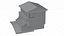Paquete de 26 modelos 3D de edificios y casas de baja poligonización