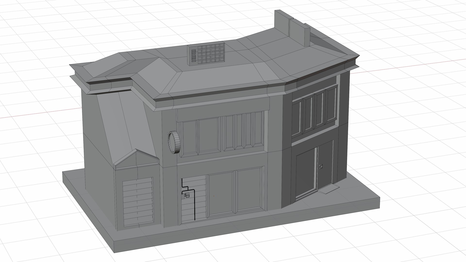 26 Lowpoly Buildings and Houses 3D Model  Pack 3D model https://p.turbosquid.com/ts-thumb/1U/wLObDr/NN/house5wire/png/1760971571/1920x1080/fit_q87/ead6d5525c47d53a8b5562893794e6185a830f47/house5wire.jpg