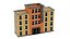 Paquete de 26 modelos 3D de edificios y casas de baja poligonización