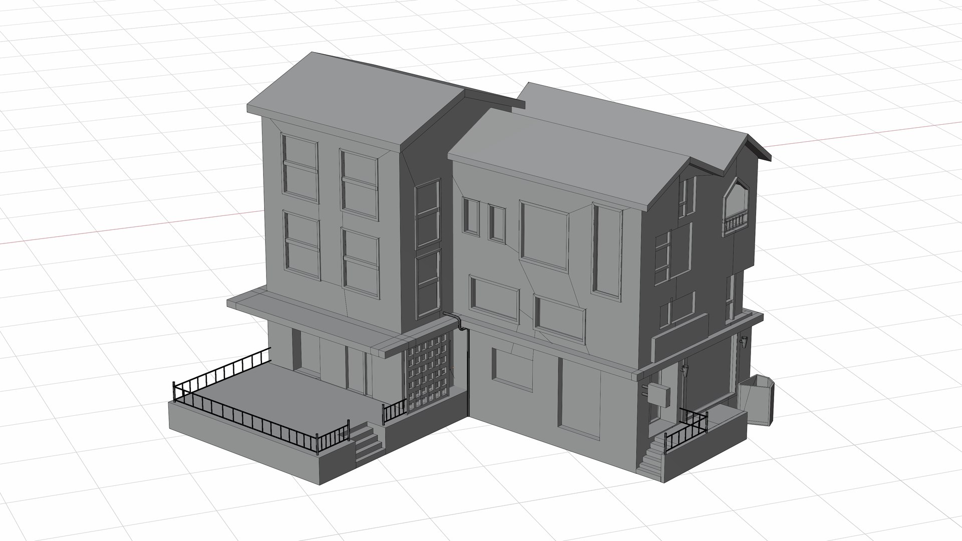 26 Lowpoly Buildings and Houses 3D Model  Pack 3D model https://p.turbosquid.com/ts-thumb/1U/wLObDr/ha/house2wire/png/1760971558/1920x1080/fit_q87/c599c8109428480487fb84dbdc4b37cb2f16238e/house2wire.jpg