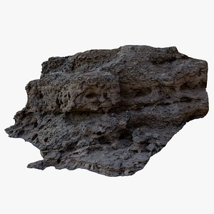 Riverbed Canyon Cliff Scan 02 3D model