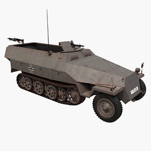 sd kfz 251 3D model