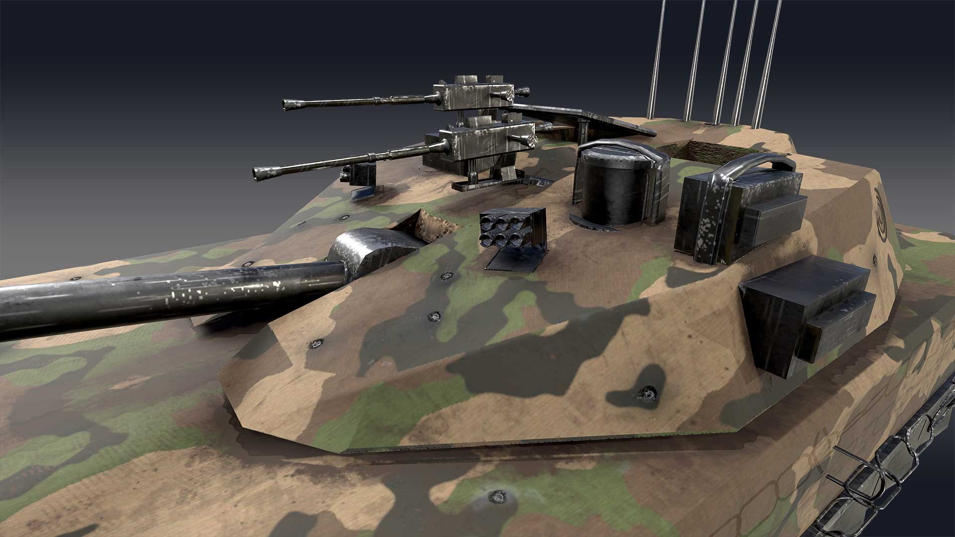 3D Battle Tank Model - TurboSquid 2119280