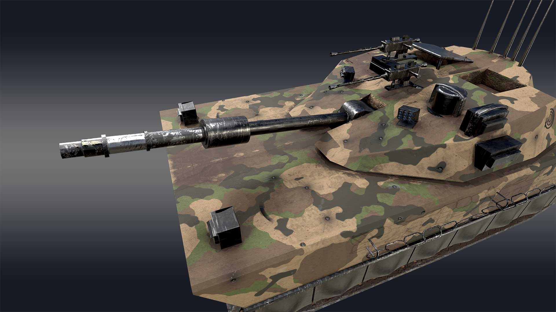 3D Battle Tank Model - TurboSquid 2119280