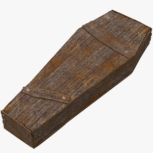 3D model Old Coffin