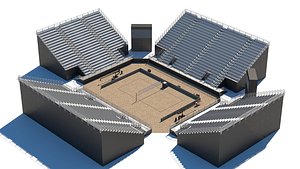 3D model arena volley beach