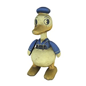 3D model Game Ready Vintage Duck Figure