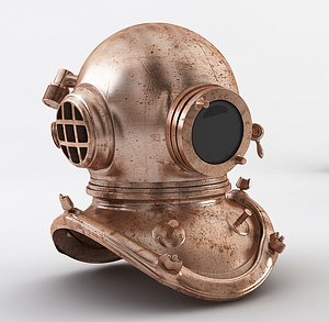 diving helmet 3D model