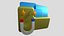 Carpeta de archivos 3D icono de baja poli