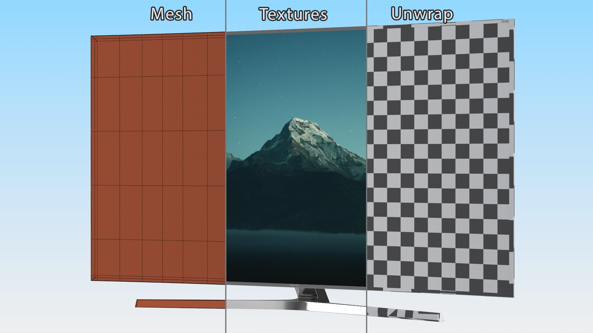 3D Samsung SUHD 4K Television https://p.turbosquid.com/ts-thumb/1V/KLIzuW/xA/samsungsuhd4ktelevision3dsmodel014/jpg/1713915022/1920x1080/fit_q87/66f91d4a8338632c715fb625552347850d33b5c6/samsungsuhd4ktelevision3dsmodel014.jpg