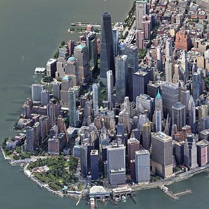 Lower Manhattan 3D model