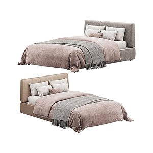 Double bed Sanders by Ditre Italia 3D