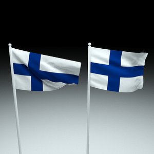 finland flag model