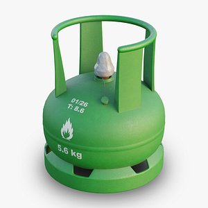 5kg Domestic LPG Cylinder - Green - PBR - 2K 4K
